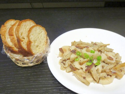 レンコンのアンチョビ炒め